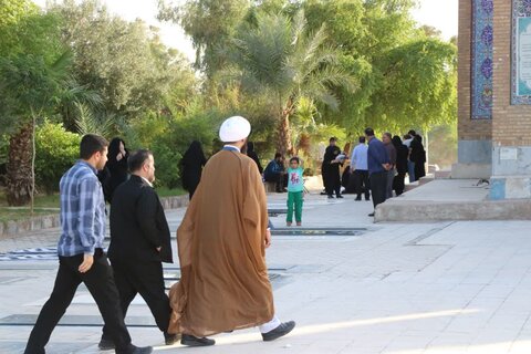 تصاویر/ حضور امام جمعه شهرستان دهلران به زیارت امامزاده سیداکبر (ع)