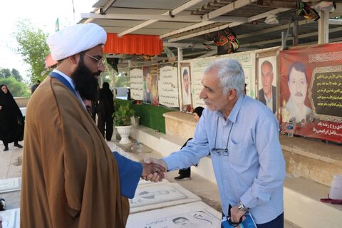 تصاویر/ حضور امام جمعه شهرستان دهلران به زیارت امامزاده سیداکبر (ع)