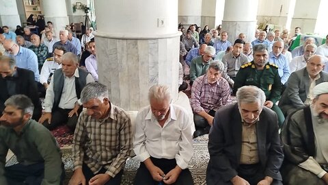 تصاویر/ نماز جمعه بخش مرکزی مهریز در روستای مهدی آباد