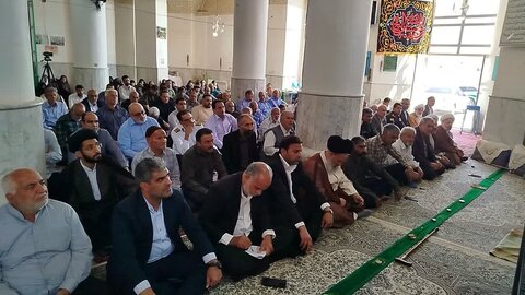 تصاویر/ نماز جمعه بخش مرکزی مهریز در روستای مهدی آباد