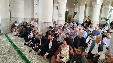 تصاویر/ نماز جمعه بخش مرکزی مهریز در روستای مهدی آباد