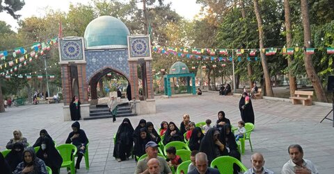 تصاویر/ گرامیداشت شهدای دفاع مقدس 12 روزه در جوار شهدای گمنام