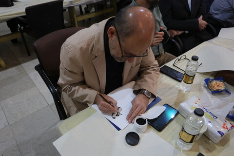 تصاویر / همایش ملی و رویداد خوشنویسی آئین بزرگداشت اشرف‌ الکتاب در اصفهان