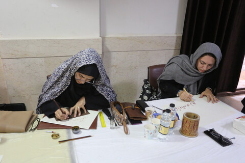 تصاویر / همایش ملی و رویداد خوشنویسی آئین بزرگداشت اشرف‌ الکتاب در اصفهان