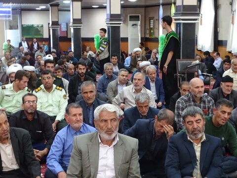 تصاویر / نماز جمعه امروز شهرستان چهاربرج