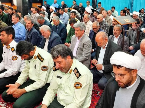 تصاویر / نماز جمعه امروز شهرستان چهاربرج