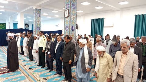 آیین عبادی سیاسی نماز جمعه شهرستان نیمروز