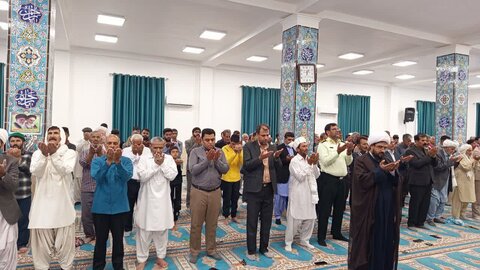 آیین عبادی سیاسی نماز جمعه شهرستان نیمروز