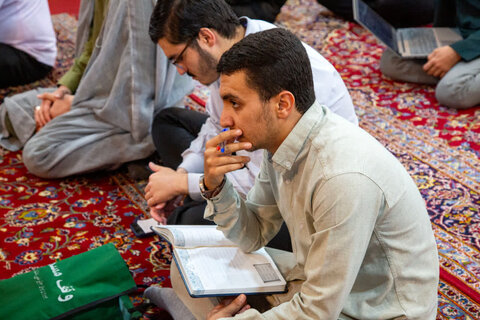 تصاویر/ درس اخلاق آیت الله محمدباقر تحریری در مدارس مروی و معیرالممالک