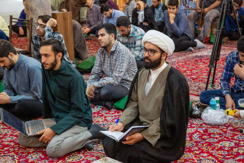 تصاویر/ درس اخلاق آیت الله محمدباقر تحریری در مدارس مروی و معیرالممالک