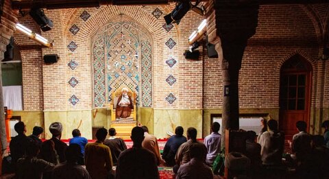 تصاویر/ درس اخلاق آیت الله محمدباقر تحریری در مدارس مروی و معیرالممالک