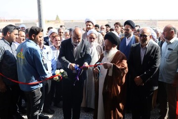 تصاویر/ افتتاح مرکز فرهنگی قرآن و عترت روستای مهدی آبادبخش مرکزی مهریز