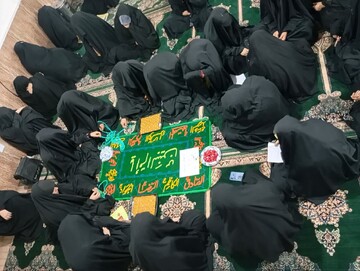 تصاویر/ مراسم «شنبه‌های ام‌البنینی» در مدرسه علمیه الزهرا(س) رمشک کرمان