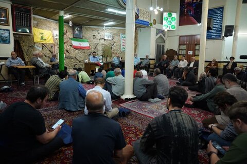 تصاویر/ گرامیداشت شهدای اقتدار و امنیت در مسجد رحمتیه