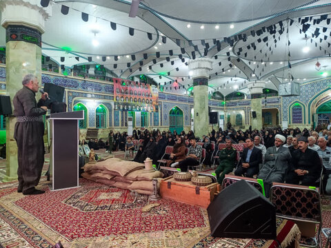 تصاویر/ اکران مستند «میراث میرشاه‌میر» در عقدا؛ زادگاه دو شهید  جبهه غرب و کردستان