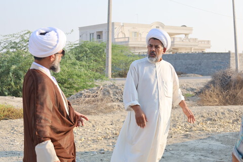 تصاویر /  بازید مدیر حوزه علمیه استان هرمزگان از مدرسه علمیه امام علی  (ع) میناب