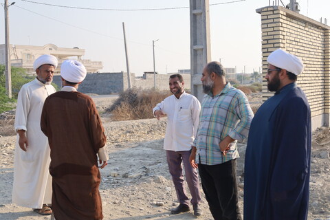 تصاویر /  بازید مدیر حوزه علمیه استان هرمزگان از مدرسه علمیه امام علی  (ع) میناب