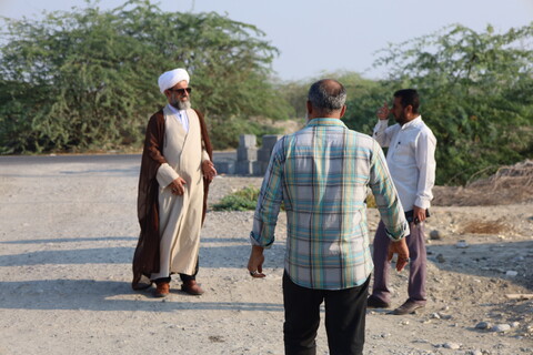 تصاویر /  بازید مدیر حوزه علمیه استان هرمزگان از مدرسه علمیه امام علی  (ع) میناب