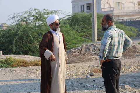 تصاویر /  بازید مدیر حوزه علمیه استان هرمزگان از مدرسه علمیه امام علی  (ع) میناب