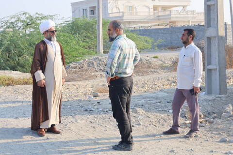 تصاویر /  بازید مدیر حوزه علمیه استان هرمزگان از مدرسه علمیه امام علی  (ع) میناب