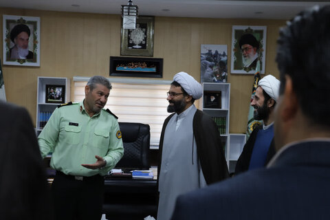 تصاویر/ دیدار مدیر و معاونین حوزه علمیه کردستان با سردار الهی