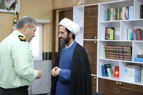 تصاویر/ دیدار مدیر و معاونین حوزه علمیه کردستان با سردار الهی