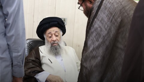 تصاویر/برگزاری جلسه درس اخلاق آیت‌الله موسوی جزایری