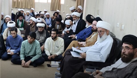 تصاویر/برگزاری جلسه درس اخلاق آیت‌الله موسوی جزایری