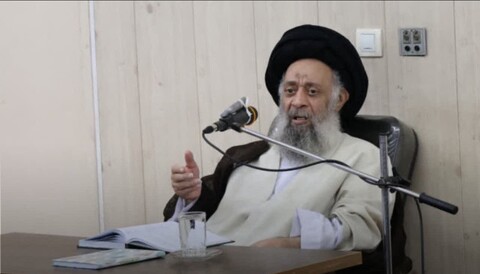 تصاویر/برگزاری جلسه درس اخلاق آیت‌الله موسوی جزایری