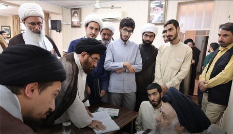 تصاویر/برگزاری جلسه درس اخلاق آیت‌الله موسوی جزایری