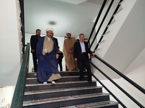 تصاویر/ حضور فرماندار نقده در مدرسه علمیه امام صادق (ع) این شهرستان