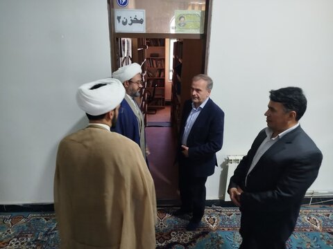 تصاویر/ حضور فرماندار نقده در مدرسه علمیه امام صادق (ع) این شهرستان
