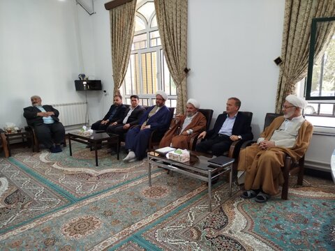 تصاویر/ حضور فرماندار نقده در مدرسه علمیه امام صادق (ع) این شهرستان