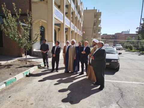 تصاویر/ حضور فرماندار نقده در مدرسه علمیه امام صادق (ع) این شهرستان