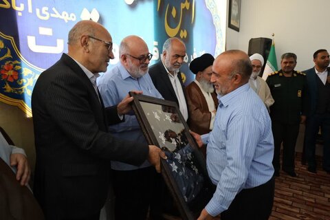 تصاویر/ افتتاح مرکز فرهنگی قرآن و عترت روستای مهدی آبادبخش مرکزی مهریز