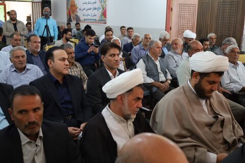 تصاویر/ افتتاح مرکز فرهنگی قرآن و عترت روستای مهدی آبادبخش مرکزی مهریز