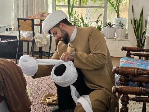 تصاویر/ حضور امام جمعه ماکو در مدرسه علمیه امام خمینی (ره) این شهرستان