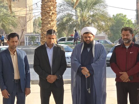 تصاویر/ آیین غبارروبی مزار شهدا در ریگان