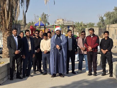 تصاویر/ آیین غبارروبی مزار شهدا در ریگان