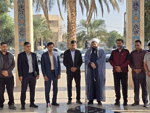 تصاویر/ آیین غبارروبی مزار شهدا در ریگان