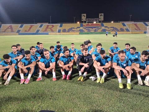 تصاویر/ دیدار صمیمی امام جمعه جم با تیم دسته یک این شهر