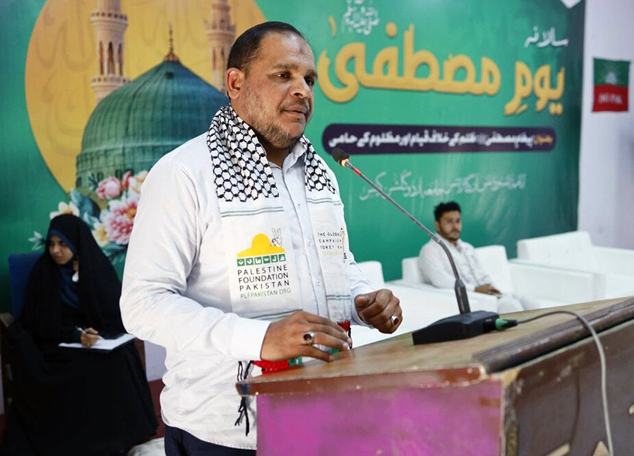 رئیس تحریک امت واحده پاکستان: سیره نبوی تنها عبادت نیست؛ عدالت، شجاعت و بیداری فکری پیام اصلی آن برای نسل جوان است