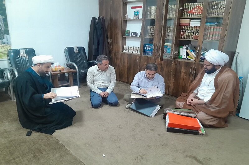 بازدید مسئول سازمان بسیج طلاب کرمانشاه از پایگاه مقاومت مدارس علمیه صحنه+عکس