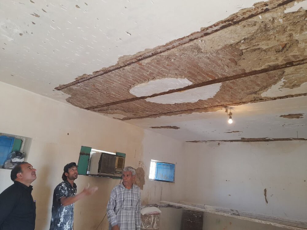 حضور روحانی طرح هجرت و مربیان طرح امین در اردوی جهادی مدرسه فردوسی.