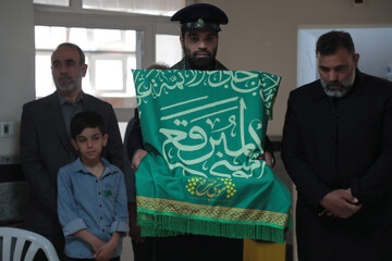 تصاویر/ حضور خادمین حرم مطهر حضرت موسی مبرقع(ع)در مرکز توانبخشی رضوی قم