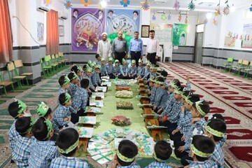 تصاویر/ جشن قرآنی پسران دانش‌آموز در عالیشهر