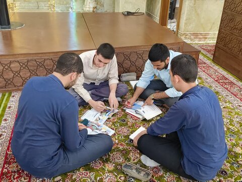 تصاویر/ برنامه حفظ قرآن و هیئت ثقلین مدرسه علمیه دارالسلام