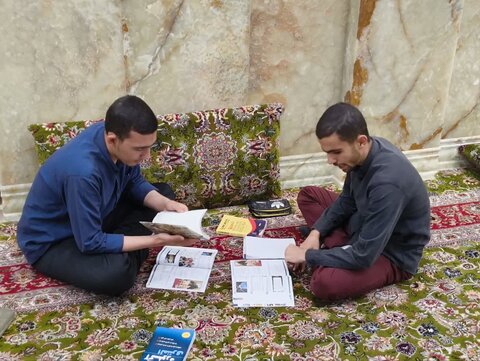 تصاویر/ برنامه حفظ قرآن و هیئت ثقلین مدرسه علمیه دارالسلام