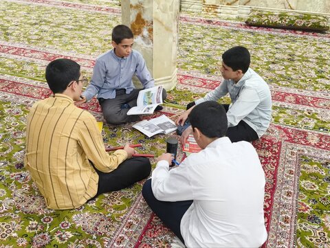 تصاویر/ برنامه حفظ قرآن و هیئت ثقلین مدرسه علمیه دارالسلام