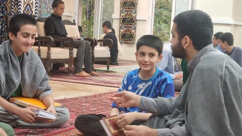 تصاویر/ برنامه حفظ قرآن و هیئت ثقلین مدرسه علمیه دارالسلام